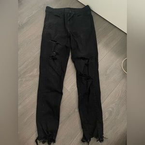 American eagle black skinny jeans